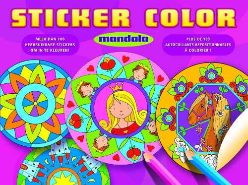 9789044736441: Sticker Color Mandala: Meer dan 100 herbruikbare stickers om in te kleuren!