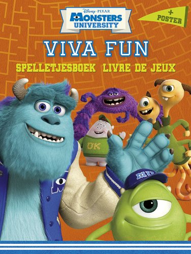 Imagen de archivo de Disney Viva Fun livre de jeux + poster Monster Academy a la venta por Ammareal