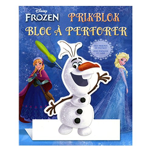 9789044741902: Disney Prikblok Frozen / Disney Bloc  perforer Frozen: Met prikpen en viltmat