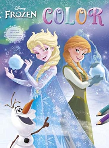 9789044744736: Disney Color Frozen kleurblok / Disney Frozen color bloc de coloriage: Uitssheurbare kleurplaten