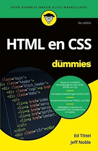 9789045353531: HTML en CSS voor dummies