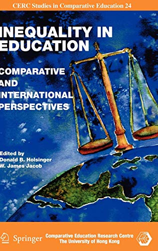 9789048126514: Inequality in Education: Comparative and International Perspectives: 24 (CERC Studies in Comparative Education)