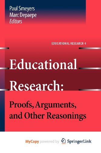 9789048132508: Educational Research: Proofs, Arguments, and Other Reasonings