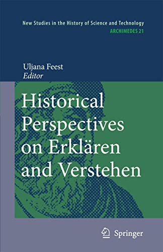 9789048135394: Historical Perspectives on Erklren and Verstehen: 21 (Archimedes)