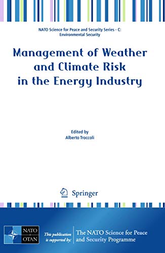 9789048136919: Management of Weather and Climate Risk in the Energy Industry