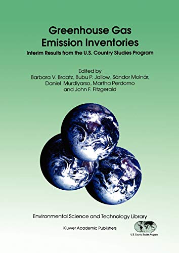 Stock image for Greenhouse Gas Emission Inventories : Interim Results from the U.S. Country Studies Program for sale by Ria Christie Collections