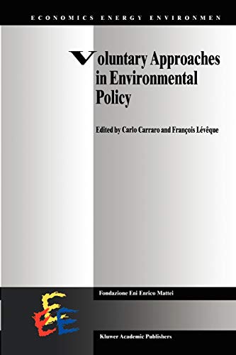 Voluntary Approaches in Environmental Policy - François Lévêque