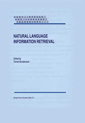 9789048152094: Natural Language Information Retrieval: 7 (Text, Speech and Language Technology)