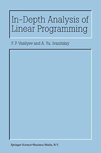 Stock image for In-Depth Analysis of Linear Programming for sale by Lucky's Textbooks