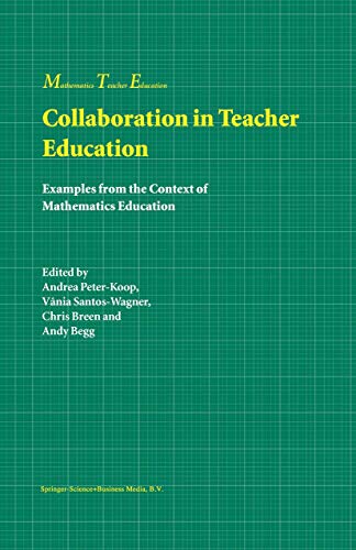 9789048163274: Collaboration in Teacher Education: Examples from the Context of Mathematics Education