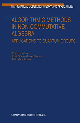 Algorithmic Methods in Non-Commutative Algebra : Applications to Quantum Groups - J. L. Bueso