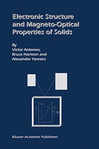 9789048165414: Electronic Structure and Magneto-Optical Properties of Solids