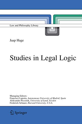 9789048168897: Studies in Legal Logic (Law and Philosophy Library, 70)
