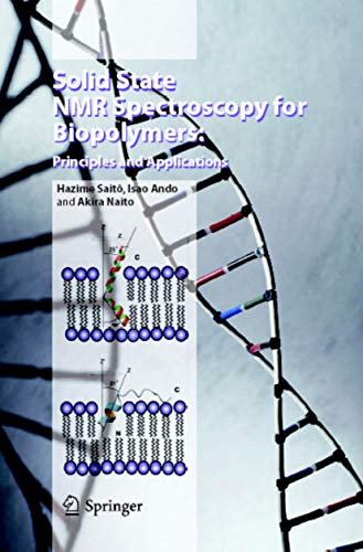 9789048171002: Solid State NMR Spectroscopy for Biopolymers: Principles and Applications