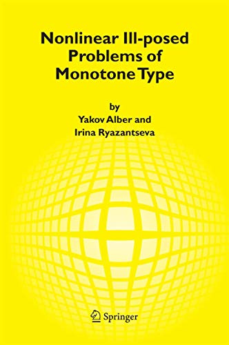 9789048171224: Nonlinear Ill-posed Problems of Monotone Type
