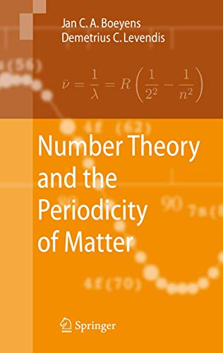 9789048176922: Number Theory and the Periodicity of Matter