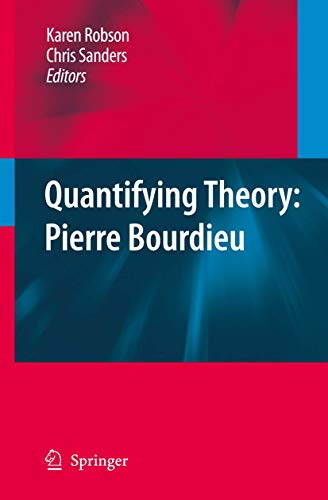 9789048181315: Quantifying Theory: Pierre Bourdieu: Pierre Bourdieu