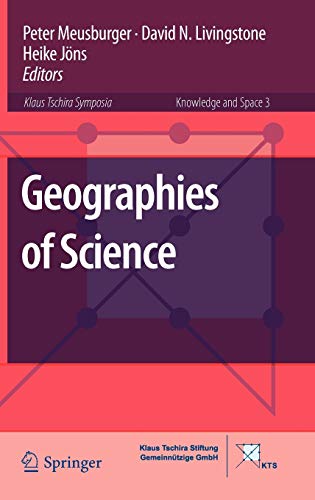 Imagen de archivo de Geographies of Science (Knowledge and Space) a la venta por medimops