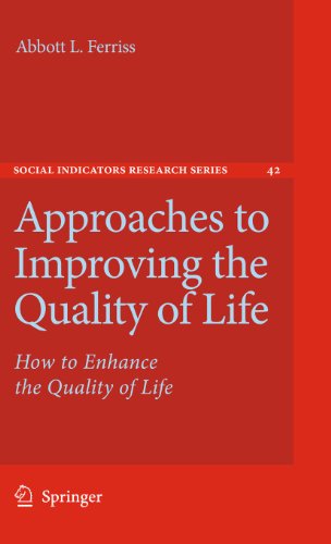 Beispielbild fr Approaches to Improving the Quality of Life: How to Enhance the Quality of Life (Social Indicators Research Series, 42) zum Verkauf von Lucky's Textbooks