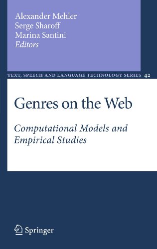Stock image for Genres on the Web: Computational Models and Empirical Studies (Text, Speech and Language Technology, 42) for sale by Cross-Country Booksellers