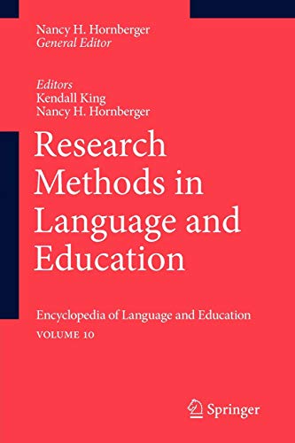 Beispielbild fr Research Methods in Language and Education zum Verkauf von Revaluation Books