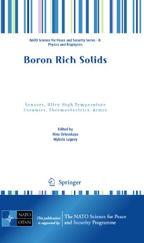 Stock image for Boron Rich Solids: Sensors, Ultra High Temperature Ceramics, Thermoelectrics, Armor (NATO Science for Peace and Security Series B: Physics and Biophysics) for sale by Lucky's Textbooks