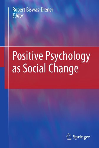 Imagen de archivo de Positive Psychology as Social Change a la venta por Ria Christie Collections