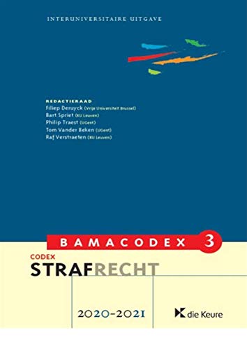 9789048639205: Codex strafrecht 2020-2021 (Bamacodex, 3)