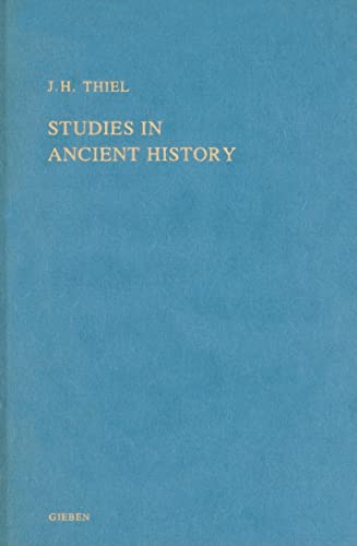 9789050630924: Studies in Ancient History: Edited by H.T. Wallinga