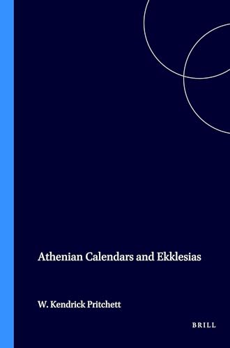 Stock image for Athenian Calendars and Ekklesias for sale by Munster & Company LLC, ABAA/ILAB