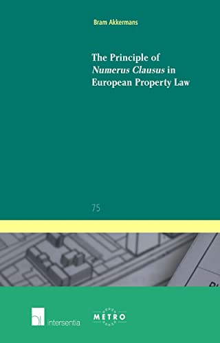 9789050958240: The Principle of Numerus Clausus in European Property Law: 75
