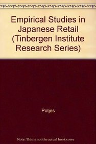 Stock image for Empirical studies in Japanese retailing, for sale by Kloof Booksellers & Scientia Verlag