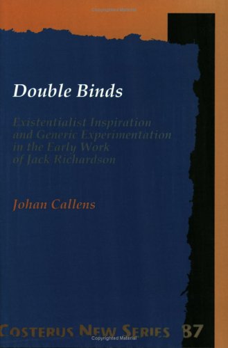 9789051834192: DOUBLE BINDS: 87 (Costerus New Series)