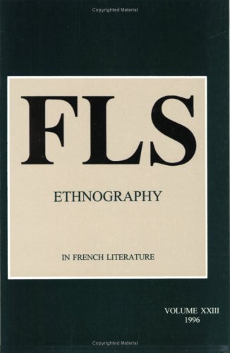 Stock image for Ethnography In French Literature.(French Literature Series 23) for sale by Phatpocket Limited
