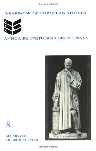 Beispielbild fr Machiavelli (Yearbook of European Studies/Annuaire d'Etudes Europeennes 8) zum Verkauf von Revaluation Books