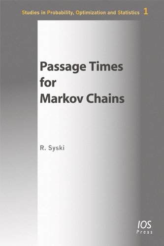 9789051990607: Passage Times for Markov Chains: v. 1.