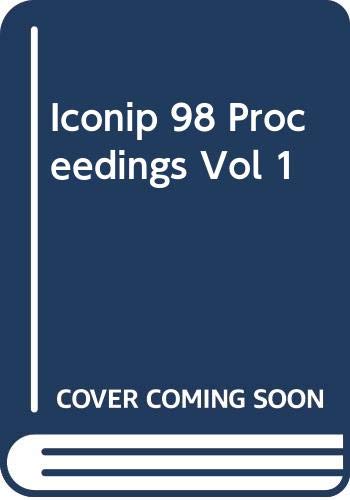 Imagen de archivo de Iconip 98 Proceedings Vol 1 a la venta por Hay-on-Wye Booksellers