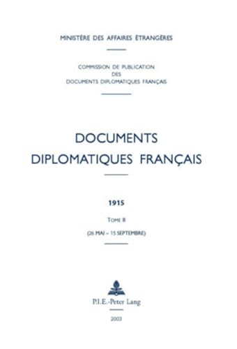 Documents diplomatiques français