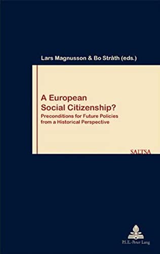 Beispielbild fr A European Social Citizenship? Preconditions for Future Policies zum Verkauf von Librairie La Canopee. Inc.
