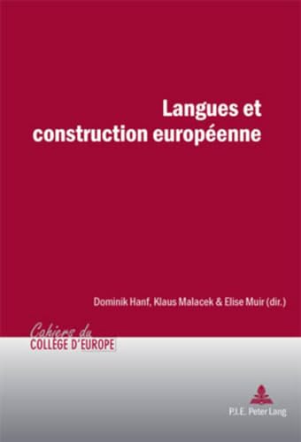 Immagine dell'editore per Langues et construction europenne (Cahiers du Collge d'Europe / College of Europe Studies) venduto da medimops