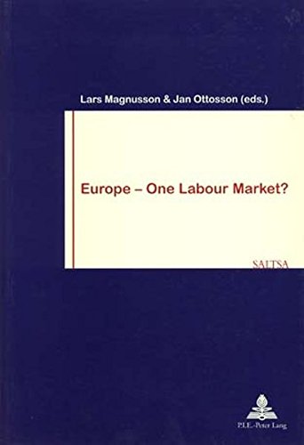 Stock image for Europe One Labour Market (Travail et Soci t / Work and Society) for sale by Mispah books