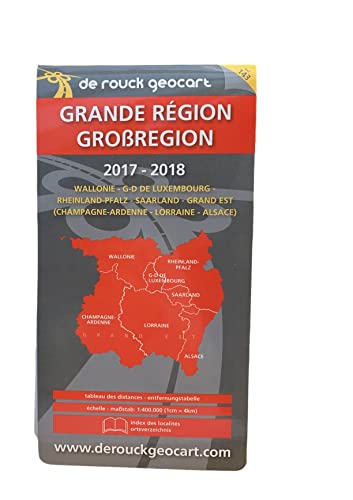Beispielbild fr GRANDE REGION - GROSS REGION, LA: Wegenkaarten - Cartes Routires zum Verkauf von medimops