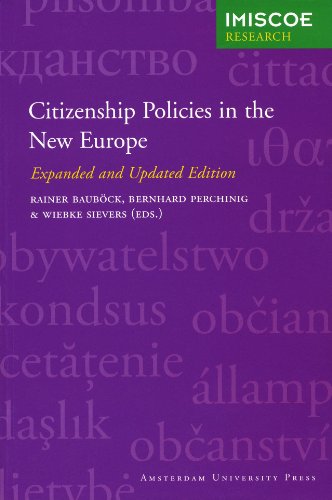 Beispielbild fr Citizenship policies in the new Europe. zum Verkauf von Kloof Booksellers & Scientia Verlag