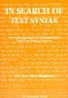 9789053833889: In Search of Text Syntax: Towards a Syntatic Text-Segmentation Model for Biblical Hebrew