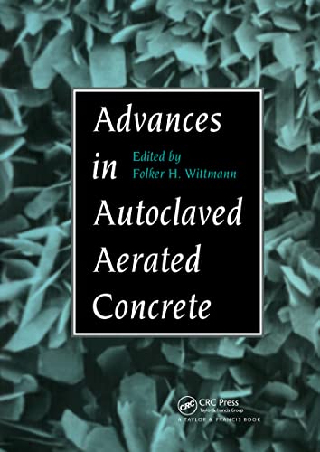 9789054100867: Advances in Autoclaved Aerated Concrete: Proceedings of the 3rd RILEM international symposium, Zrich, 14-16 October 1992