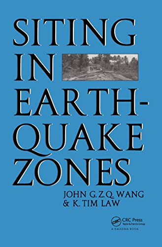 Imagen de archivo de Siting in Earthquake Zones a la venta por Better World Books