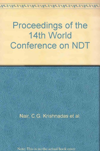 Beispielbild fr Proceedings of the 14th World Conference on NDT zum Verkauf von Daedalus Books
