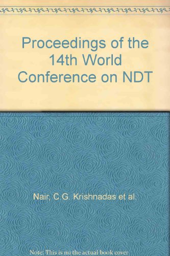 Imagen de archivo de Proceedings of the 14th World Conference on NDT a la venta por Daedalus Books