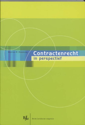 Beispielbild fr Contractenrecht in perspectief. zum Verkauf von Kloof Booksellers & Scientia Verlag