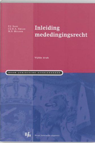 9789054549093: Inleiding mededingingsrecht (Boom Juridische studieboeken)